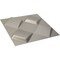 Ekena Millwork 19 5/8in. W x 19 5/8in. H Bradley EnduraWall Decorative 3D Wall Panel Covers 2.67 Sq. Ft. WP20X20BYBAL - alternate 3